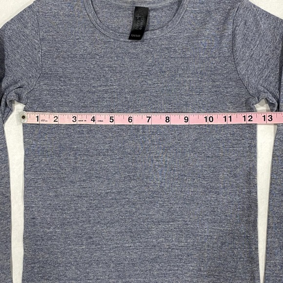 Gray Long Sleeve Shirt by Here + There Youth Girls Size 10 - Picture 6 of 8